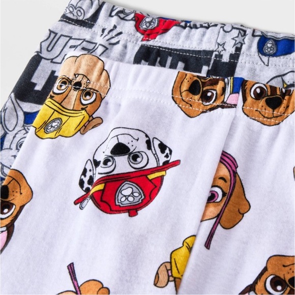 NWT Toddler Boys 4pc Snug Fit PAW Patrol Cotton Pajama Set - White 12M, 18M - Picture 2 of 4